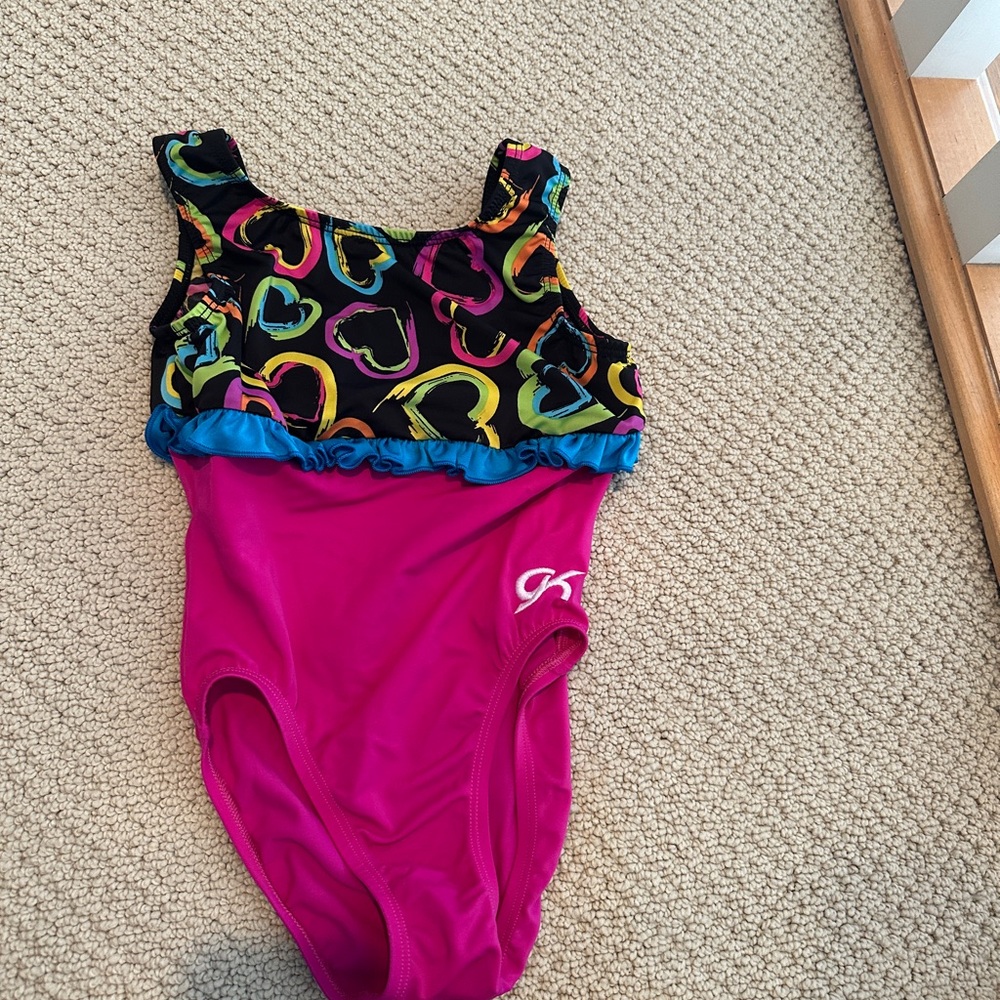 GK Heart Print Leotard
